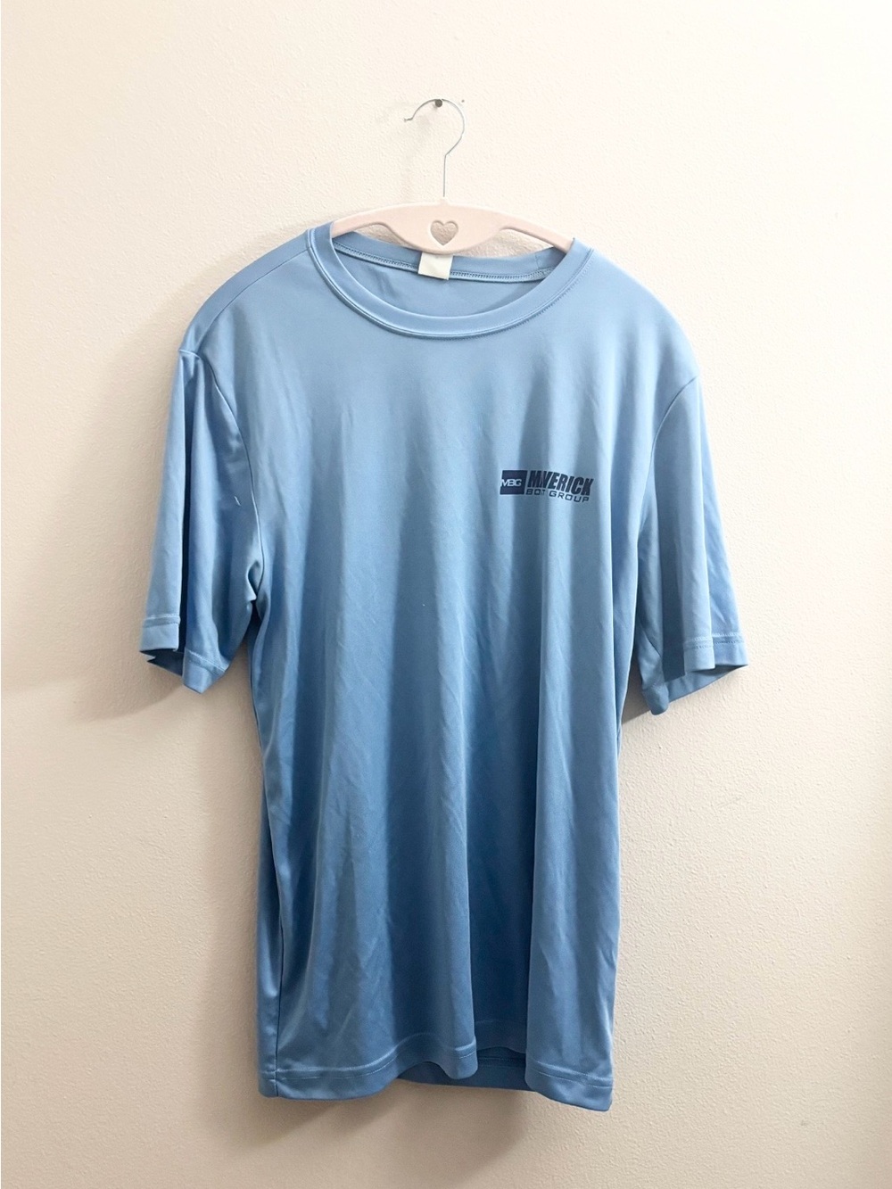 5/$15 🩷 MUST BUNDLE Sport-Tek Light Blue Maverick Logo Short Sleeve Tee